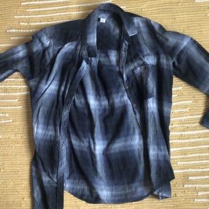 Dark Blue Flannel
